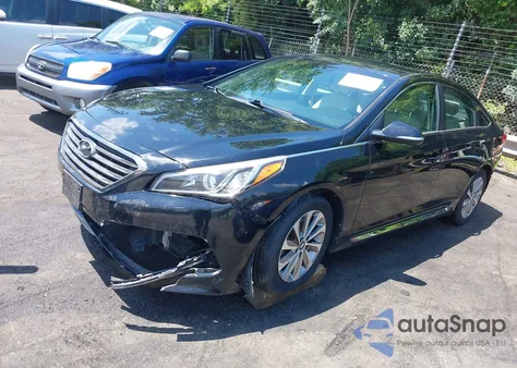 2017 Hyundai Sonata Sport z USA, uszkodzony, nr VIN 5NPE34AF7HH542055